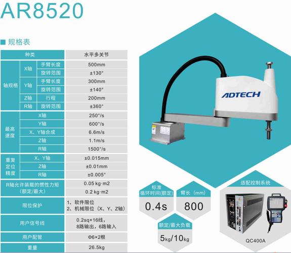 adtech众为兴ar8520四轴工业机器人